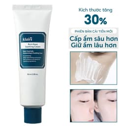 Kem Dưỡng Ẩm Hỗ Trợ Tái Tạo Da Dear Klairs Midnight Blue/Rich Moisture Clearing Water Cream 50g 8