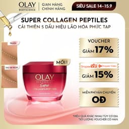 [KOL] Kem Dưỡng Ẩm OLAY Super Collagen Peptides Giúp Cải Thiện 5 Dấu Hiệu Lão Hóa Phức Tạp 45G 1