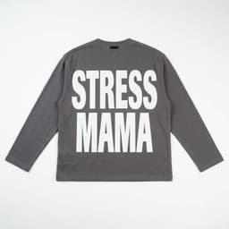 Áo Thun phông Tay Dài STRESSMAMA BIG l66 in 5D longtee boxy dáng rộng nam nữ streetwear LONGSLEEVE AM122 3