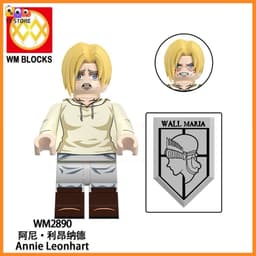 Minifigure Attack On Titan Đồ Chơi Lắp Ráp Mô hình Các Nhân Vật Truyện Tranh Attack on TiTan (WM6204) 9