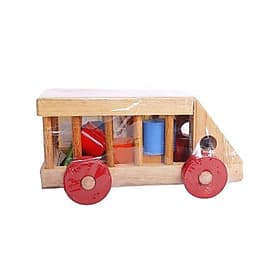 Đồ chơi ô tô thả hình gỗ Minh Thành cho bé 2