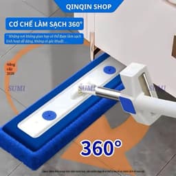 Cây Lau Nhà Tự Vắt SUMI Thế Hệ Mới 2026, Cây Chổi Lau Nhà Microfinick Đa Năng Làm Sạch Thông Minh 360 Độ,SH5C 6