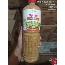 Chính Hãng FULL VAT Xốt mè rang aji mayoy 1.04kg - Chai 3