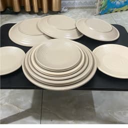 Combo 5 Đĩa nhựa tròn Thái hàng cao cấp Việt Nhật, đĩa đựng đồ ăn hoa quả phong cách sang trọng 5