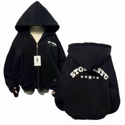 Áo khoác nỉ unisex tay phồng, nhiều màu sắc - CHỮ VIỀN TAY PHỒNG hot trend cho nam nữ mới nhấT 7