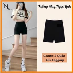 < Rẻ Vô Địch > Quần Legging Đùi, Tôn Dáng, Đi Tập, Đi Chơi cho Chị Em, Chất Liệu tăm Rất Thoải Mái choose. 1