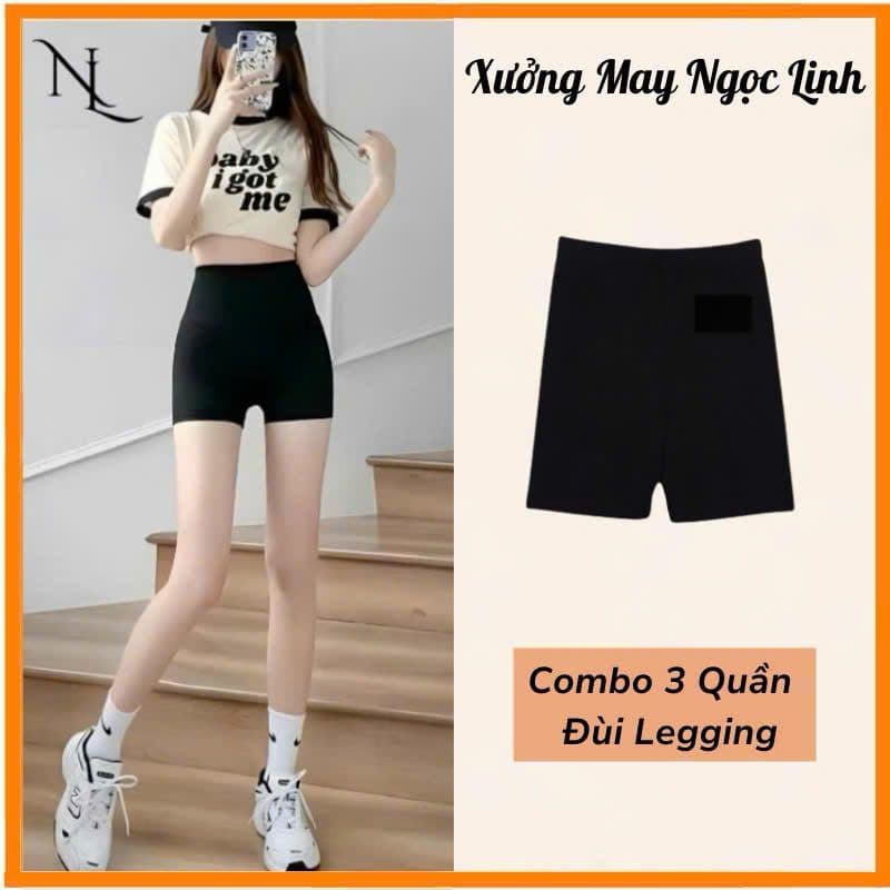 < Rẻ Vô Địch > Quần Legging Đùi, Tôn Dáng, Đi Tập, Đi Chơi cho Chị Em, Chất Liệu tăm Rất Thoải Mái choose.
