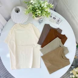 Áo phông nữ basic tay lỡ rộng rãi thời trang có hình thêu ngựa - unisex99 - Mở bán đặc biệt! 3