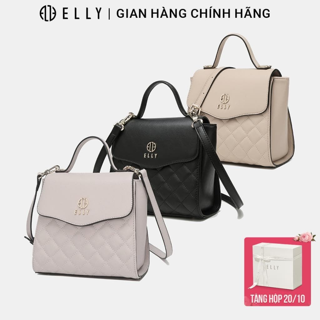 [Tặng hộp 20.10] Túi xách nữ thời trang ELLY EL85 đeo chéo đeo vai cao cấp chính hãng