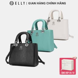 [Tặng Hộp 20.10] Túi Xách Nữ ELLY EL329 Da Tổng Hợp Cao Cấp Đeo Chéo Đeo Vai Xách Tay Cao Cấp Chính Hãng 1