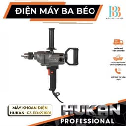 Máy Khoan Điện 3 Tay Cầm HUKAN G3-EDKS1601 Công Suất Cao 1600w, Đầu 16mm - Tặng Gậy Khuấy Sơn 1