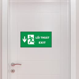 [Hỏa Tốc] Decal Dán Báo Hiệu "Lối Thoát - Exit" Hướng Dẫn An Toàn Chống Thấm Nước, Bền Đẹp 3