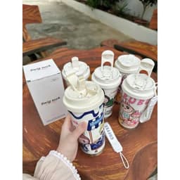 Cốc Giữ Nhiệt Hình Labubu 600ml Siêu Hot ( Tặng Phụ Kiện ) 8