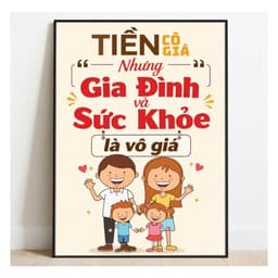 20+ Mẫu Tranh Nội Quy, Nề Nếp Gia Đình - Tranh Canvas Trang Trí Trong nhà, Phòng Khách, Góc học tập 2