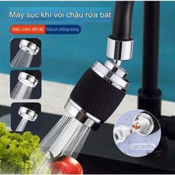 Vòi rửa bát lọc xoay 720 °, Đầu Vòi Hoa seᵰ Có Thể Xoay, 3 Chế Độ, Bộ Lọc Vòi Nước, Vòi Phun Nhà Bếp 1