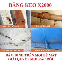 Băng Keo Dán Siêu Dính 5 Mét, Chống Dột Chống Thấm Nước Tốt 5