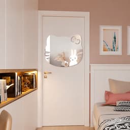 Gương Mềm Acrylic Dán Tường Tự Dính Decor Phòng Ngủ Phòng Tắm HomeMate, Gương Chống Vỡ Makeup Decor Nhà Cửa 7