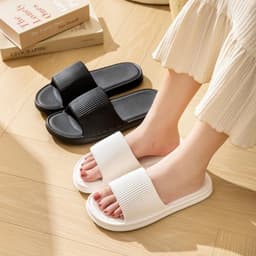 (Combo) Dép đi trong nhà, khách sạn, văn phòng sọc quai ngang nam nữ, siêu nhẹ êm chân (SX4M.D014) 4