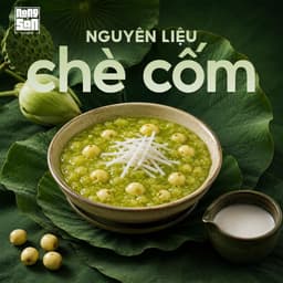 Nguyên Liệu Nấu Xôi Cốm Khô Đặc Sản – Hạt Cốm Dẻo Thơm, Không Phụ Gia Phẩm Màu 6
