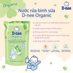 [CHÍNH HÃNG] NƯỚC RỬA BÌNH SỮA DNEE  - KHỬ KHUẨN 99.9%, KHÔNG CHẤT ĐỘC HẠI - TEM PHỤ ĐẦY ĐỦ 6