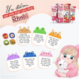 Combo Bàn Chải Sợi Tơ Mềm Và Kem Đánh Răng Thảo Dược Ích Nhi Cho Bé Dưới 6 Tuổi 50g 4