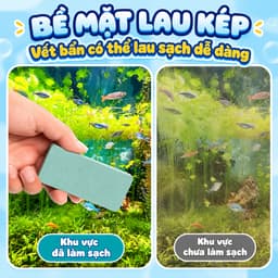COMBO Cục Tẩy Cặn Canxi Thông Minh Vệ Sinh Kính, Bể Cá Xử Lí Cặn Canxi Bám Kính Nhanh Chóng Hiệu Quả 2