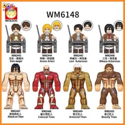 Attack On Titan Đồ Chơi Lắp Ráp Các Nhân Vật Truyện Tranh Đại Chiến Titan (WM6148) 1
