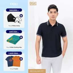 Áo Polo Nam Ngắn Tay DGC Dáng Suông Phong Cách Trẻ Trung Hiện Đại - SAPBC05M 1