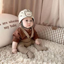 Nón Bảo Vệ Đầu Cho Bé, Nón Bảo Hiểm Siêu Nhẹ Thoáng Khí Hổ Trợ Bé Tập Bò, Tập Đi Từ 6 - 36 Tháng, Mũ Bảo Vệ Đầu Cho Bé 2