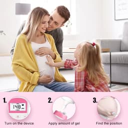 [TẶNG GEL] Máy nghe tim thai tại nhà Fetal Doppler – Máy theo dõi nhịp tim thai mini cho mẹ bầu Freeship 2