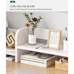 Kệ sách để bàn đa năng trang trí bàn học bàn làm việc cực xinh thương hiệu Luxfurni- LUX16 4