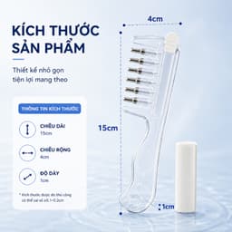 Lược Massage Da Đầu Có Khoang Chứa Tinh Chất HOMEFL - Lược Chải Đầu Kích Thích Mọc Tóc Chăm Sóc Da Đầu 7