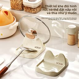 Giá đỡ nắp vung nồi gốm sứ đa năng để bàn nhà bếp thiết kế sang trọng 1