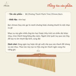 [Amrita] Chuông Thanh Mark Tree Chimes 36 Bars - Chuông gió - Chuông thah rèm - CXNP498 2