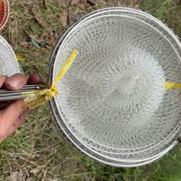 Vợt Inox Tùng Lưới, Và Tùng Dây Gân Đan Tay, Đa Dạng Kích Thước, Khung Chắc Chắn, Bền Đẹp 4