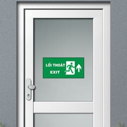 [Hỏa Tốc] Decal Dán Báo Hiệu "Lối Thoát - Exit" Hướng Dẫn An Toàn Chống Thấm Nước, Bền Đẹp 5