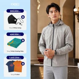 Áo Khoác Gió Nam DGC 2 Lớp Siêu Nhẹ – Thoáng Khí, Chống Khói Bụi Cho Ngày Giao Mùa WAJKBC27M-S 1