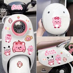Decal xe điện hình Loopy dễ thương, decal thân xe, chống nước, biến tấu cá tính cho xe máy. 1