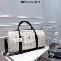 Túi du lịch, túi trống size 50 chất da pu in hình mèo cute đáng yêu (tặng kèm móc treo) - hieuanh1688 7