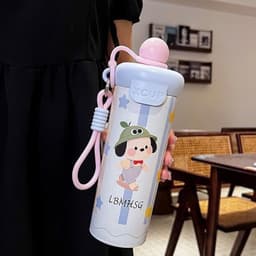 Xcup Bình Giữ Nhiệt 600ml Inox 316 Chống Gỉ Sét Phong Cách Hoạt Hình Dễ Thương 2