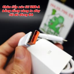 [ZIN Bóc Máy] Cáp Sạc Nhanh Xia0mi 6A Mi Turbo/ Hyper Charge 55W 67W 90W 120W USB Type-C Lõi Cam Chính Hãng 4