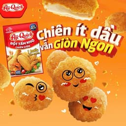 CHÍNH HÃNG FULL VAT nguyên thùng 60 gói Bột tẩm khô chiên giòn 42g 2
