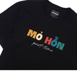 Áo Thun Mỏ Hỗn Full Time, Part Time Hài Hước Độc Đáo. 100% Cotton Cho Nam Nữ, Co giãn 2 chiều 220GSM 1