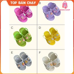 Dép Tổ Ong Có Quai Chun Cho Bé Dưới 2 Tuổi Dành Cho Bé Tập Đi Siêu Nhẹ Siêu Sticker Ngẫu Nhiên Bonnshop 1