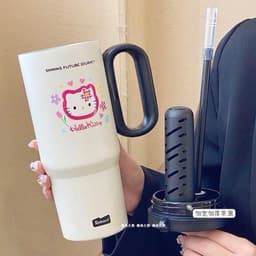 BÌNH GIỮ NHIỆT SIÊU XINH – ĐỐN TIM MỌI ÁNH NHÌN   Hình Hello Kitty ngọt ngào, màu sắc nhẹ nhàng apin 5