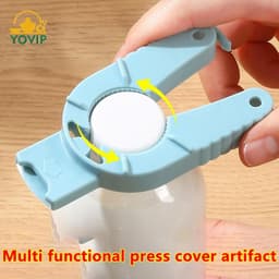 YOVIP 2 Cái Dụng Cụ Mở Nắp Chai Nhựa Dụng Cụ Mở Nắp Bình Nước Kẹp Nắp Bình Tẩy Tab Kéo Canh Cho Người Yếu Tay Người Cao Tuổi VN 5