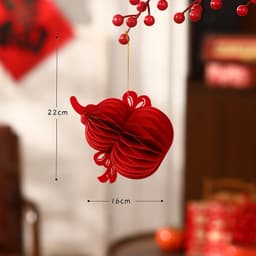 2026 3D Trung Quốc Tổ Ong Giấy Trang Trí Năm Mới Treo Lễ Hội Mùa Xuân Tiếp Liệu Đồ Trang Trí 8