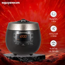 Nồi cơm điện tử áp suất Cuckoo 1.8 lít CRP-R1000F/BKGBCRVNCV 1