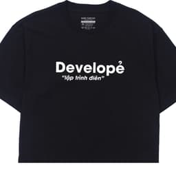 Áo Thun Developer Lập Trình Viên Điên Nghền Nghiệp Công Việc Công Sở Văn Phòng Câu Nói Hài Hước 3