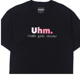 Áo Thun In Chữ Uhm Lười Giải Thích Câu Nói Hài Hước Vui Nhộn Tặng Cho Bạn Bè Nam Nữ Form Oversize 6